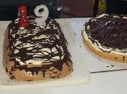 Una foto de relleno para tarta de frutilla