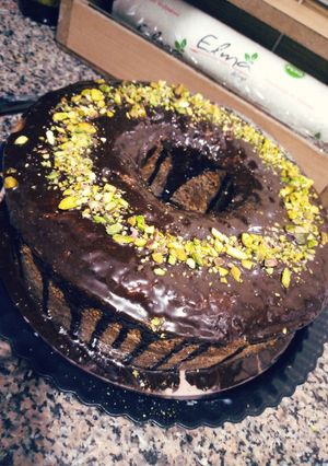 صورة لوصفة كيكة السميد اللذيذة 🤤💕