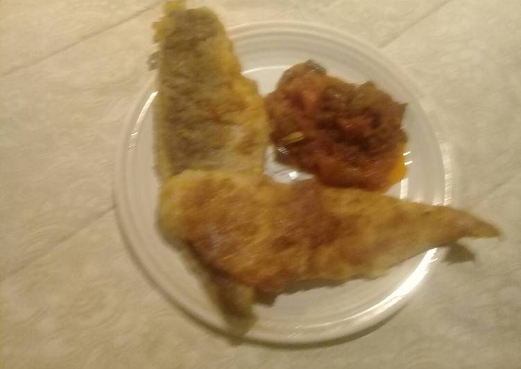 Recipe of Award-winning Fried fish with relish