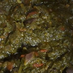 A picture of Sarson ka saag.