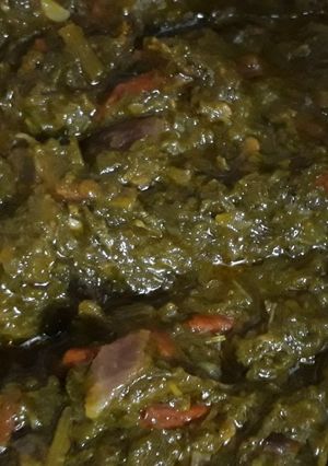 A picture of Sarson ka saag.