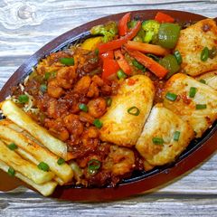A picture of Sizzling Seafood Platter.