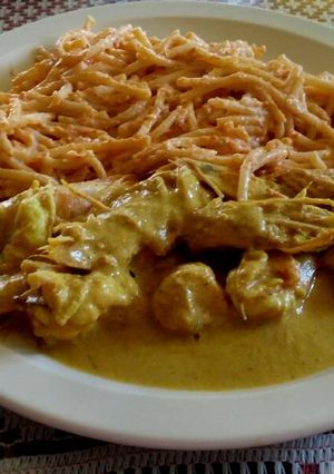 A picture of Shrimp in Mustard Sauce.