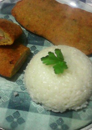 Una foto de Milanesas de tallo de acelga rellenas con jamón y queso