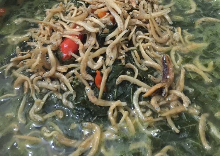 Sayur daun singkong teri praktis