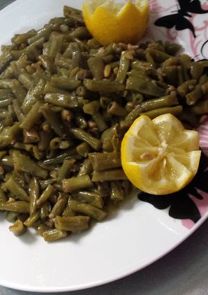 صورة لوصفة طريقة عمل فاصوليا خضراء بالزيت والثوم