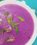 Purple Yam Soup with Pork