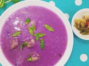 A picture of purple yam