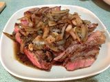 Beef Steak with Black Pepper Sauce