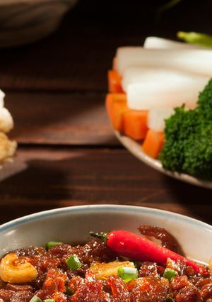 A picture of Savory Vietnamese Vegetable Dipping Sauce.