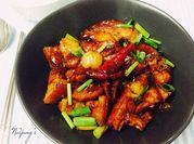 A picture of vietnamese lemongrass fish