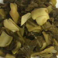 A picture of Vietnamese Pickled Mustard Greens (Mom’s style).