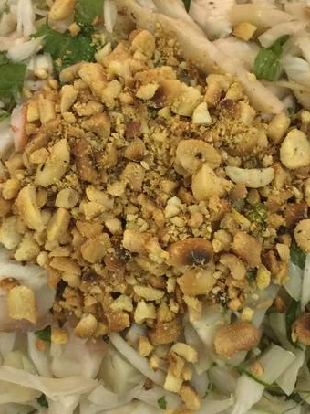 Easy Steps Prepare Recipes Vietnamese Young Jackfruit Salad From Auntie Gai the  Makes Drooling Really Delicious.