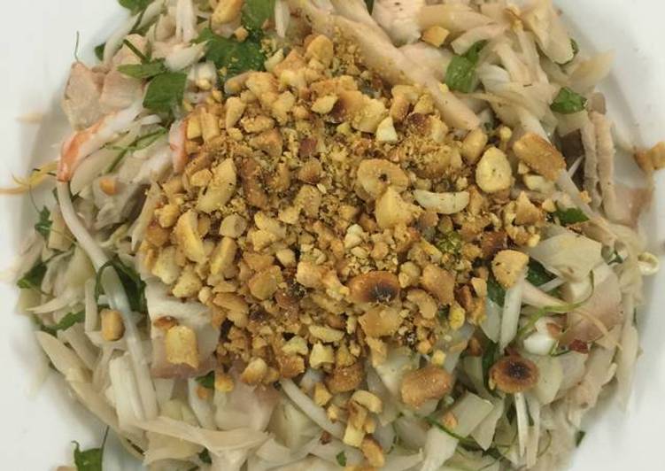 Recipe of Tasty Vietnamese Young Jackfruit Salad From Auntie Gai
