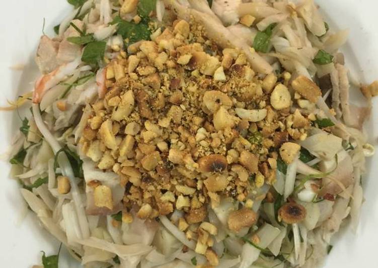 Recipe of Homemade Vietnamese Young Jackfruit Salad From Auntie Gai