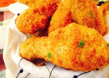 Easiest Way to Prepare Yummy Crumbfried Chicken Wings and Drumsticks