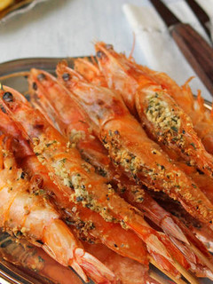 A picture of Grilled Garlic Butter Shrimp.