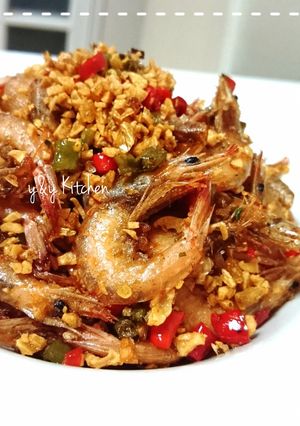 Foto resep Udang goreng cabai garam