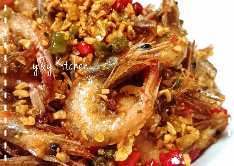 Resep Udang goreng cabai garam, Bisa Manjain Lidah