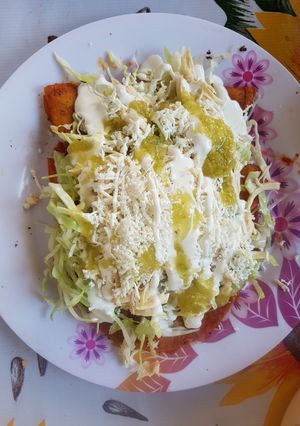Una foto de Enchiladas rojas