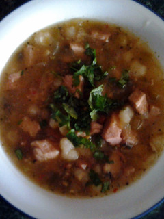 A picture of Mexican Pork Tenderloin Soup.