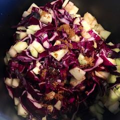 Simplified Braised Red Cabbage A picture of Simplified Braised Red Cabbage.