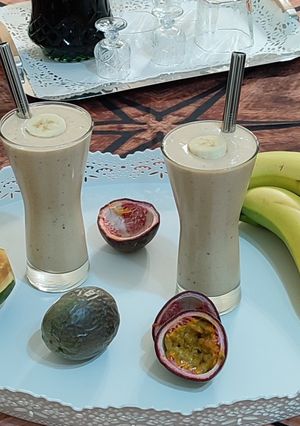Φωτογραφία της συνταγής Smoothie με εξωτικά φρούτα