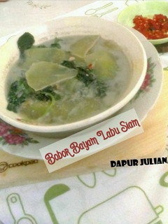 Foto resep Bobor Bayam Labu Siam
