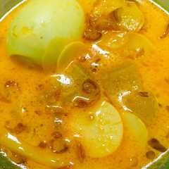 รูปของ Rebung kikil telor santan kuah kuning