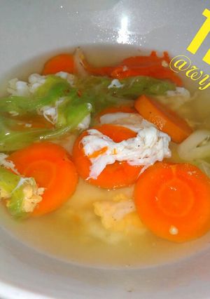 Foto resep Soup telur