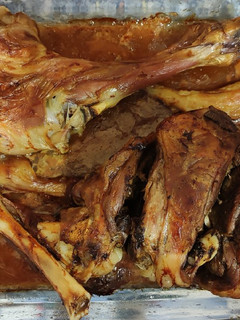 Una foto de Cordero asado