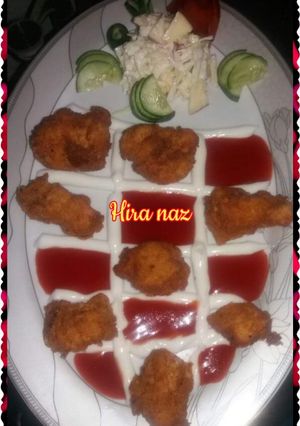 A picture of Chicken Tikka Croquette With Mint Mayo.