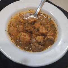 Soya chunks curry A picture of Soya chunks curry.