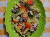 Capcay sayur&baso non msg ala shang ai