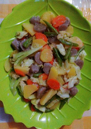 Foto resep Capcay sayur&baso non msg ala shang ai