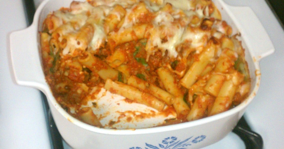 Lasagna Style Baked Ziti Recipe by pyrolace