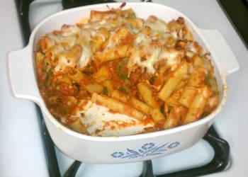 Ready to Serve LasagnaStyle Baked Ziti Home Style