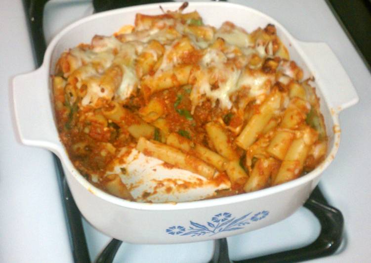 You Do Not Have To Be A Big Corporation To Start Cooking Lasagna-Style Baked Ziti Flavorful