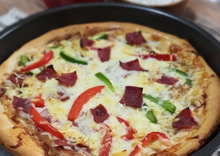 Cara Gampang Membuat Pizza Renyah &amp; Empuk, Sempurna