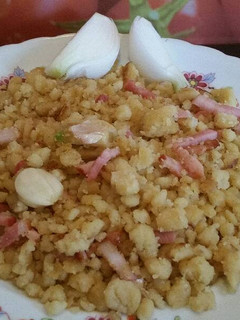 Una foto de Migas de harina