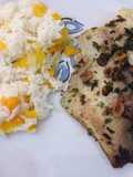 Pescado al mojo de ajo