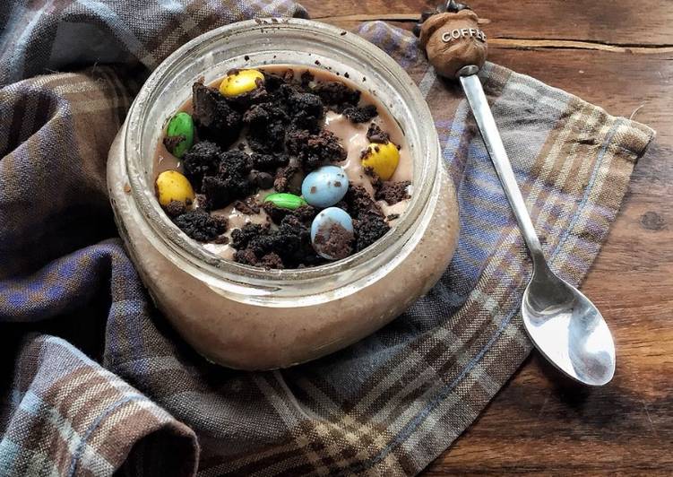 Kefir chocolate over night oat