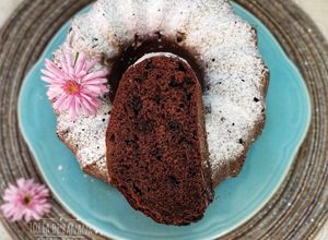 Una foto de Torta de banana chocolatosa