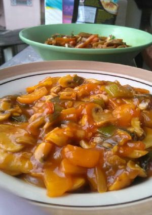 Foto resep Jamur kancing saus asam manis