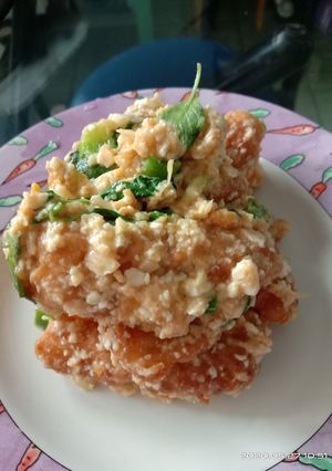 Foto resep Ikan dori saus telur asin