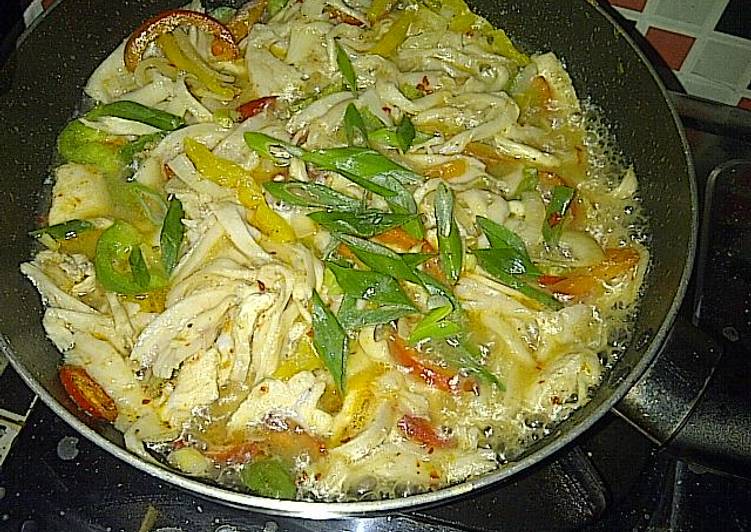 Cara Gampang Menyiapkan Ayam jamur paprika yang Enak