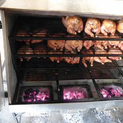 A picture of How to roast 38 whole chicken with 100ksh of charcoal!.