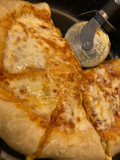 A picture of Homemade pizza.