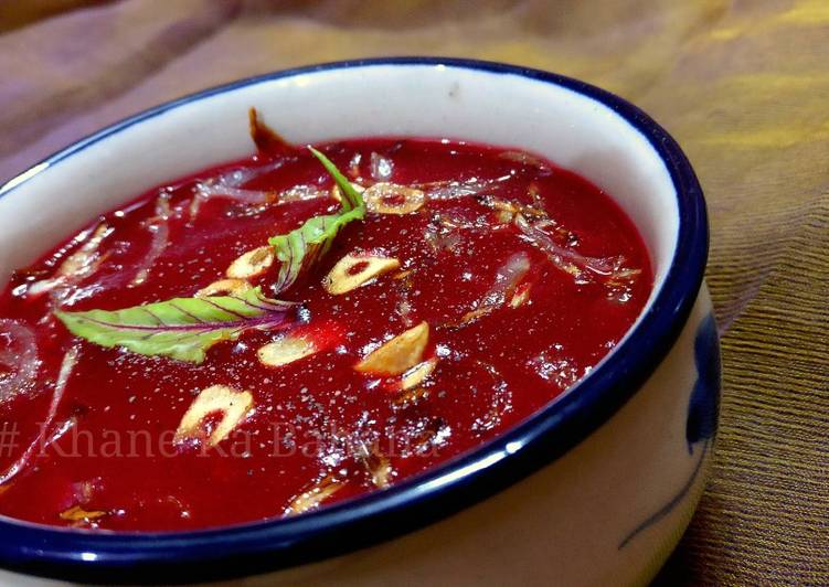 Easiest Way to Prepare Ultimate Beetroot Tomato Soup