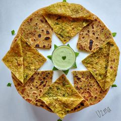 Broccoli and Cheese Paratha A picture of Broccoli and Cheese Paratha.
